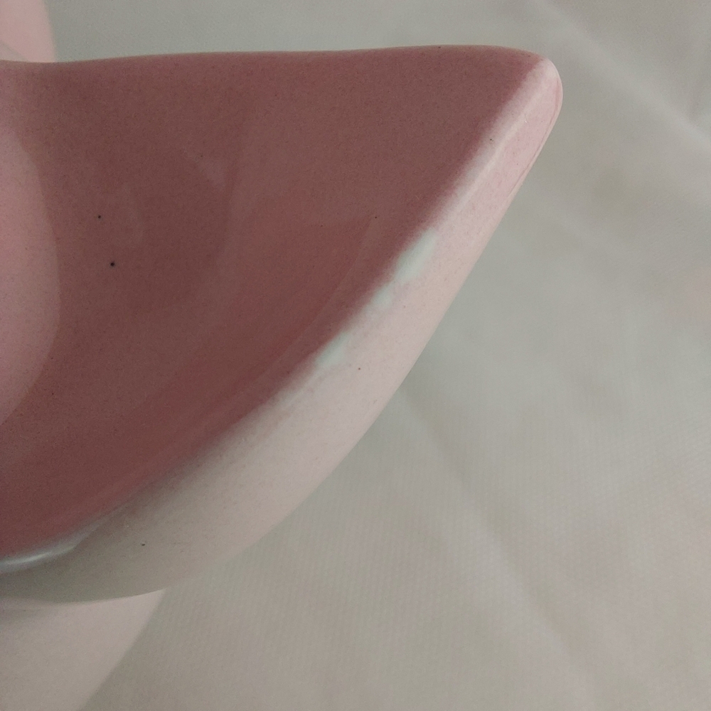 Vintage Kitsch Pink Ceramic Piggy Bank Japan Collectable Mid Century - Picture 10 of 14